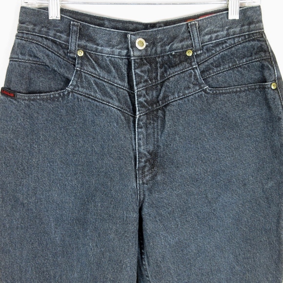 Vintage 1990's Lawman Western Jeans, Black Denim M - Picture 2 of 7